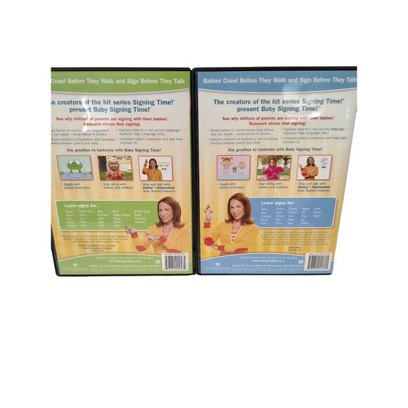 Baby Signing Time! Here I Go & A New Day Volume 2 & 3 Kids DVDs - Picture 2 of 6